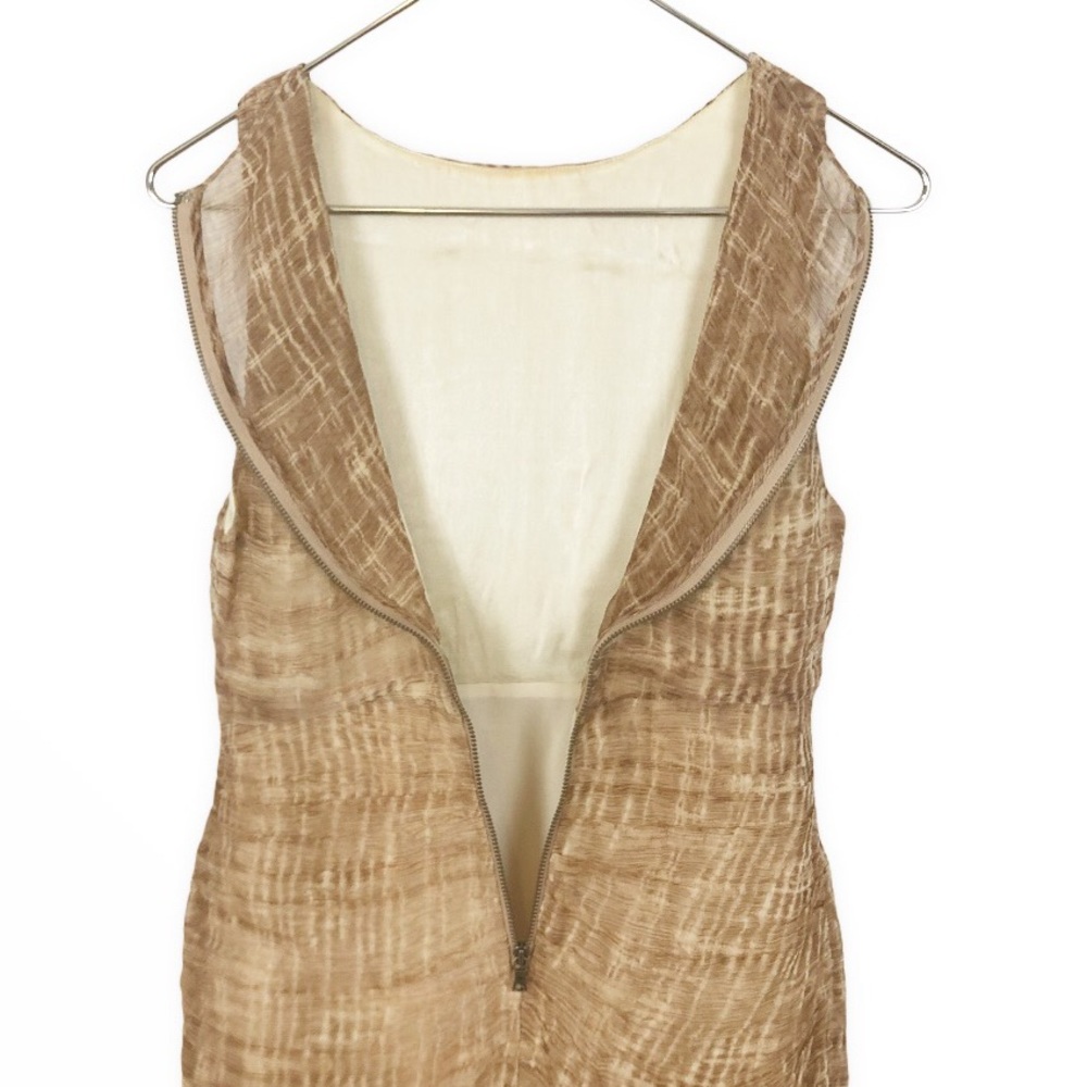 Alice + Olivia Ginger Ruched Silk Chiffon Dress 2 - Picture 8 of 11